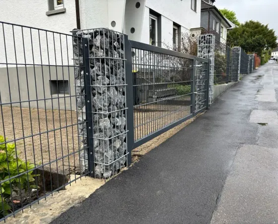 Gabionen und Steinzäune in Bielefeld - fachgerechte Ausführung vor Ort